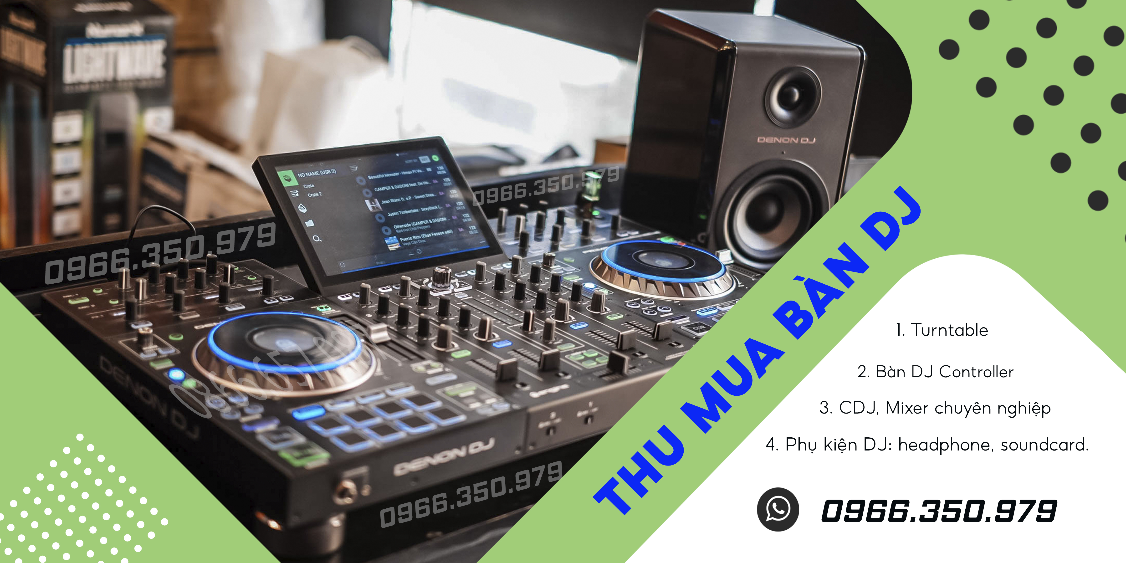 Thu mua b&agrave;n DJ