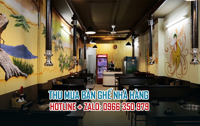 Nhận thu mua bàn ghế nhà hàng cũ tại tphcm