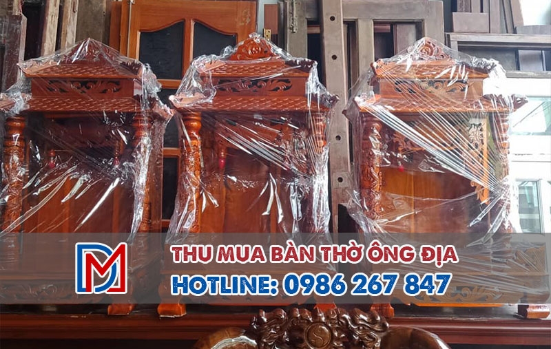 Thu mua bàn thờ ông địa cũ