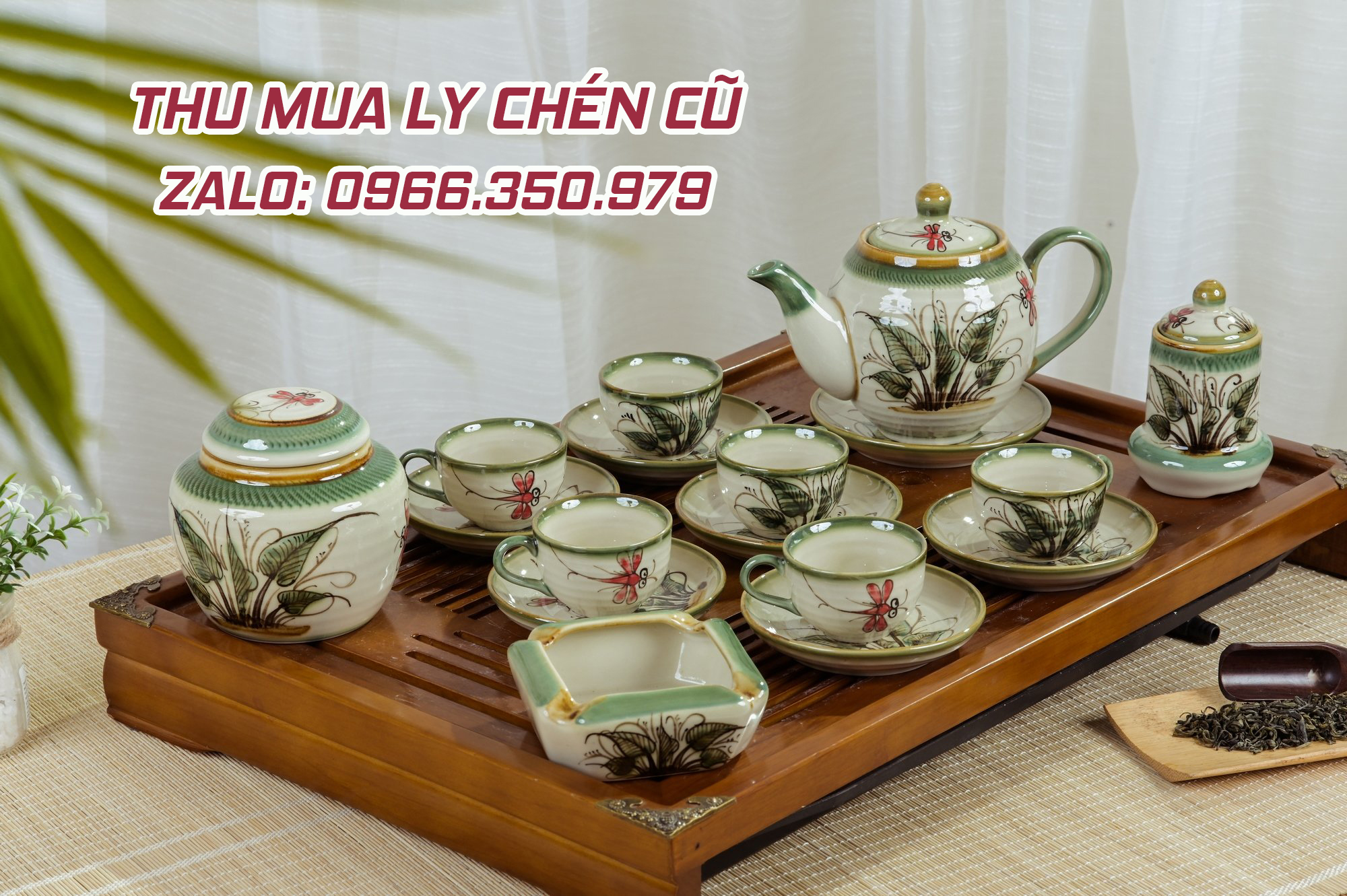 Thu mua ch&eacute;n đĩa, ly cốc cũ