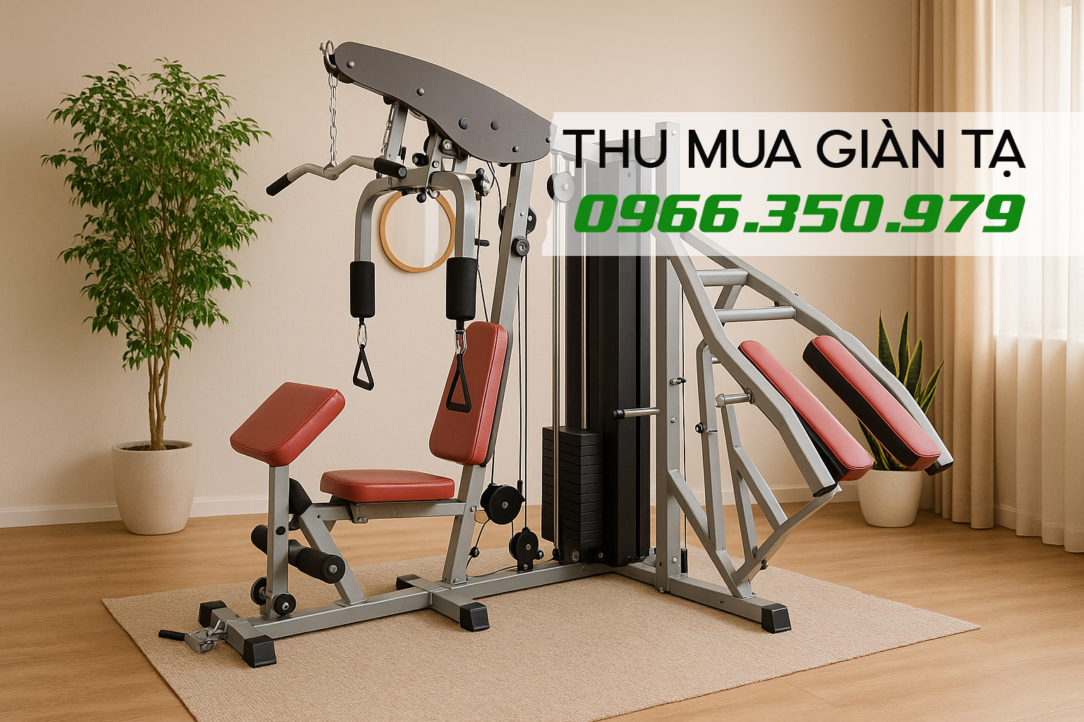 Thu mua gi&agrave;n tạ đa năng cũ