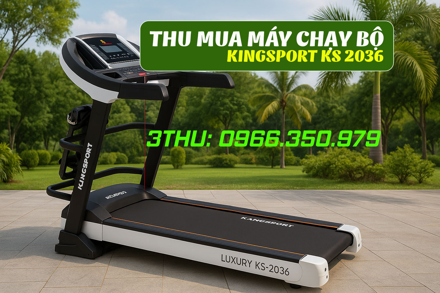 Thu mua m&aacute;y chạy bộ cũ Kingsport KS2036