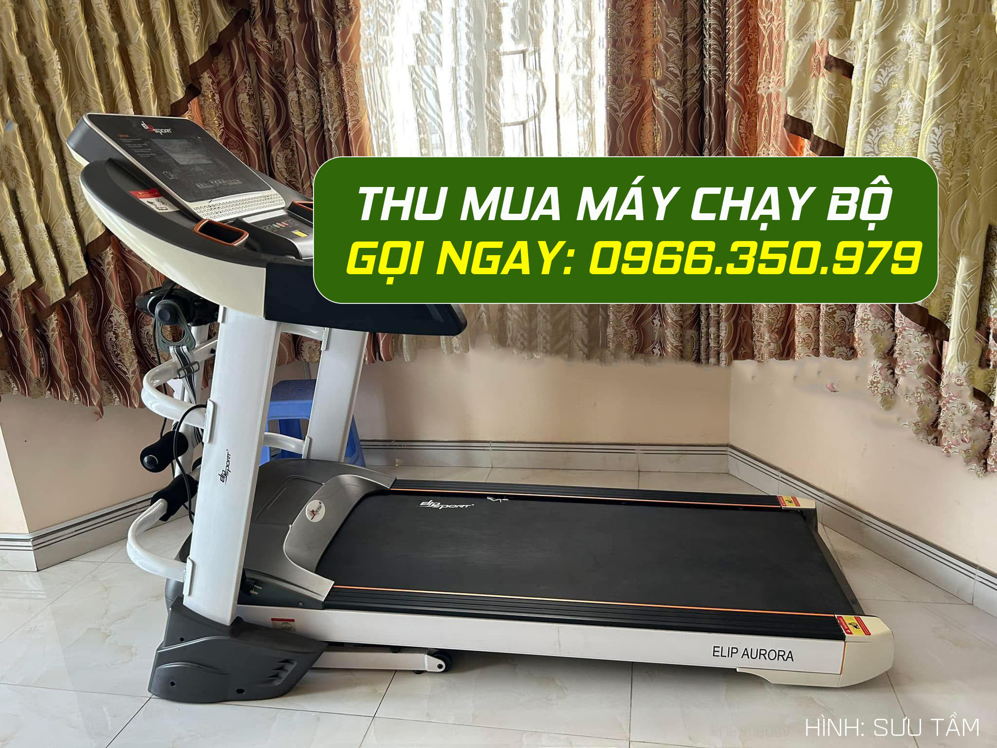 Thu mua m&aacute;y chạy bộ Elip Aurora