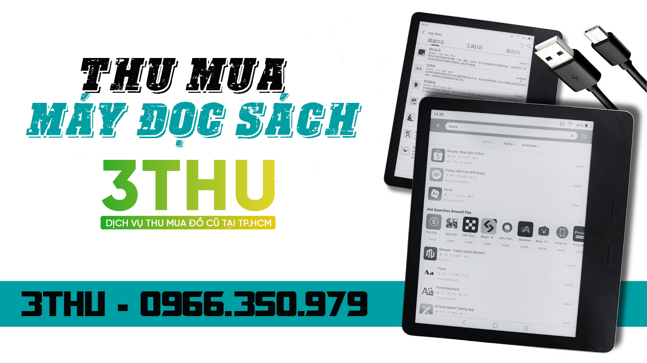 Thu mua m&aacute;y đọc s&aacute;ch cũ