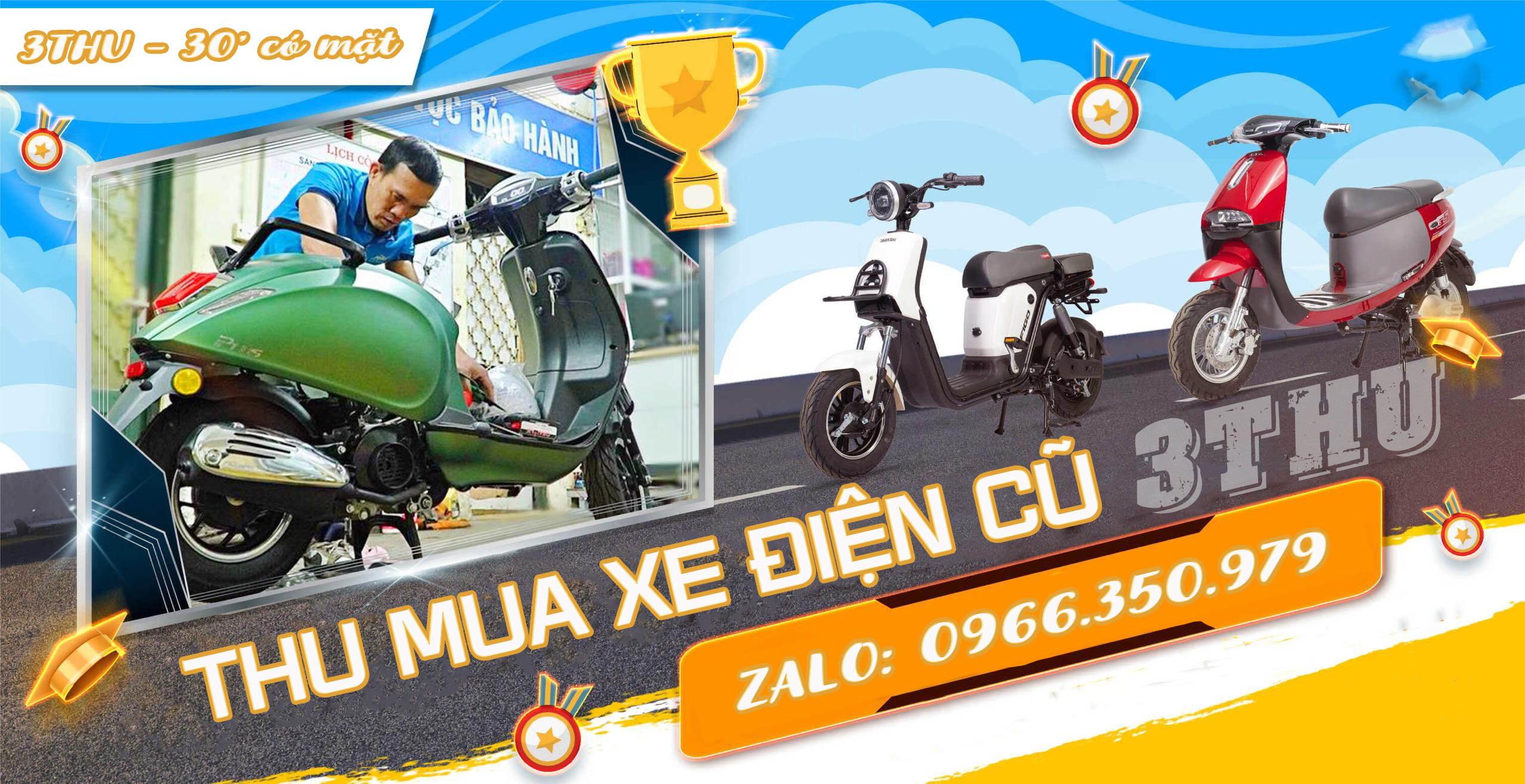 Thu mua xe điện cũ gi&aacute; cao