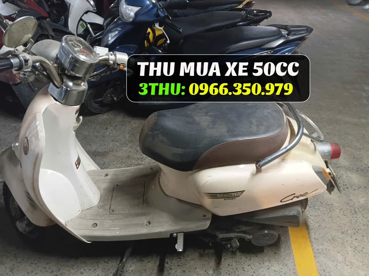 Thu mua xe m&aacute;y 50cc cũ hỏng
