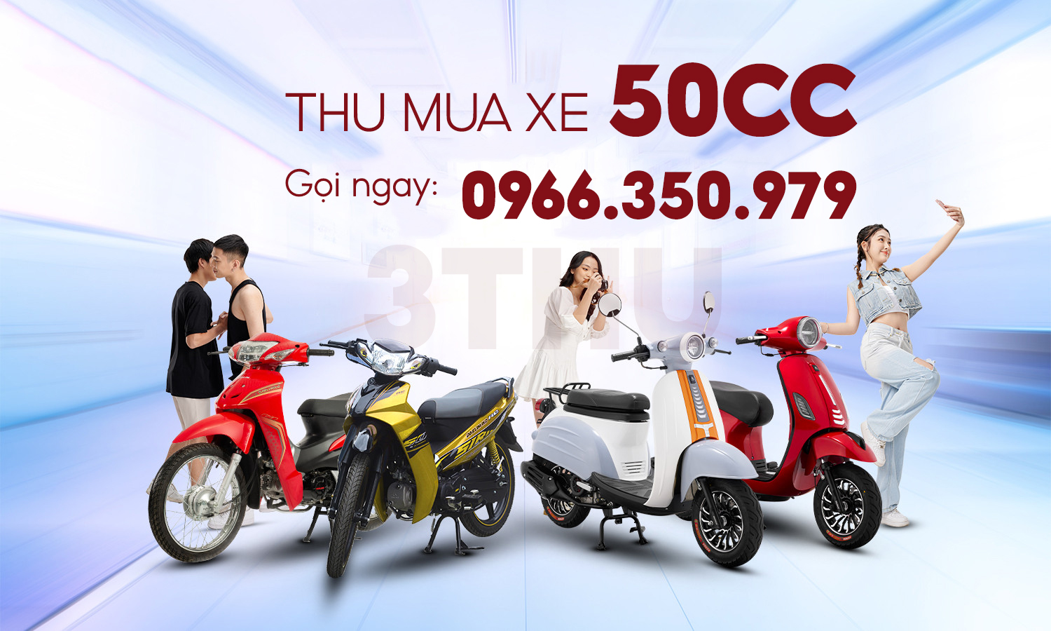 Thu mua xe m&aacute;y 50cc cũ hỏng