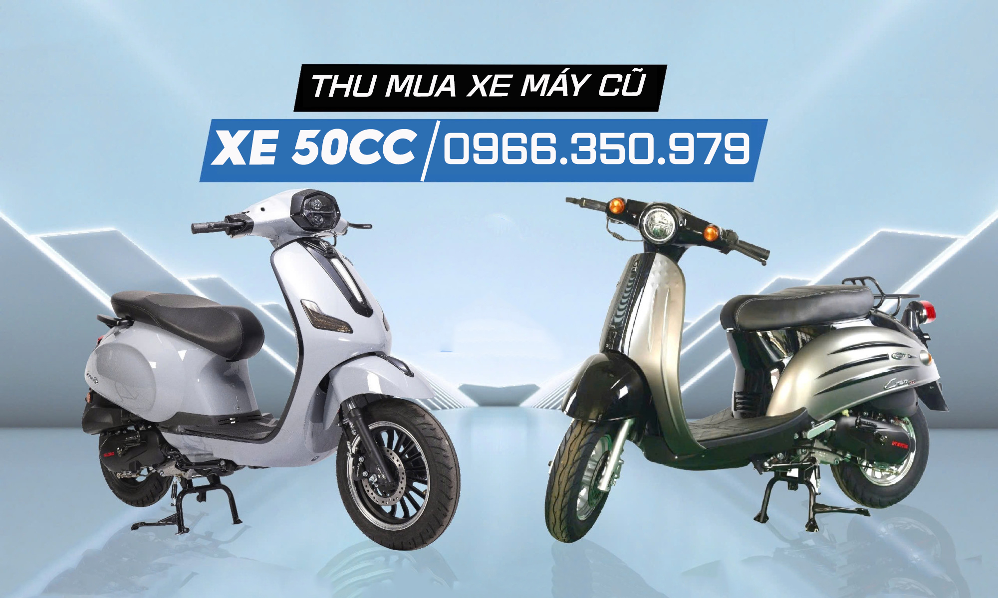 Thu mua xe m&aacute;y 50cc cũ hỏng