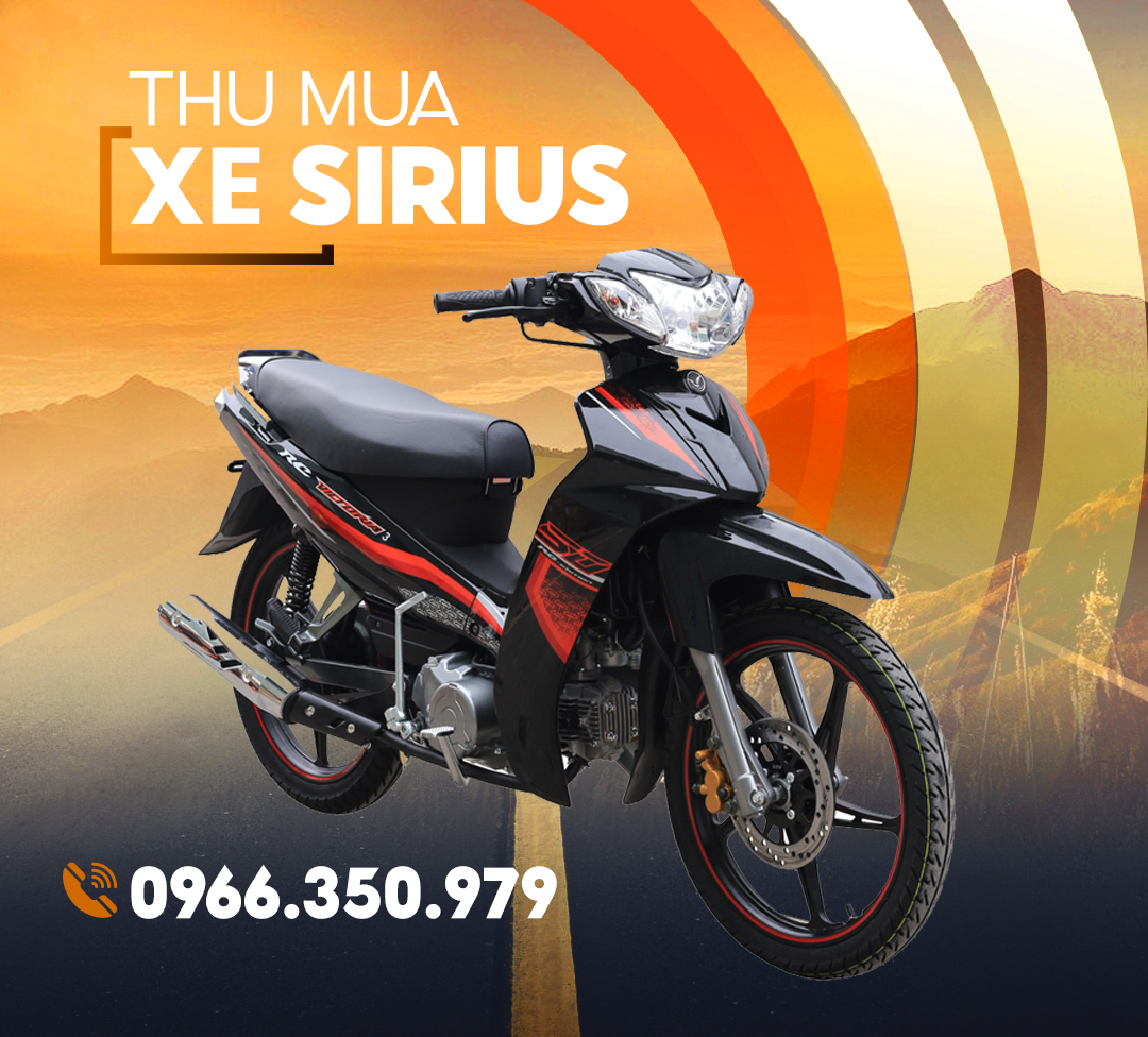 Thu mua xe m&aacute;y Sirius cũ hỏng